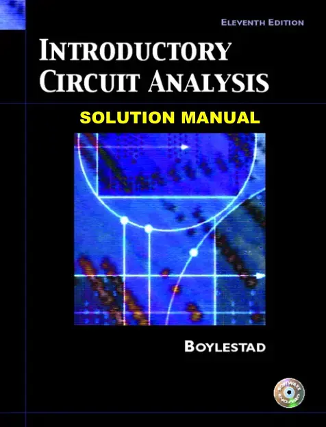 غلاف كتاب INTRODUCTORY CIRCUIT ANALYSIS SOLUTION MANUAL
