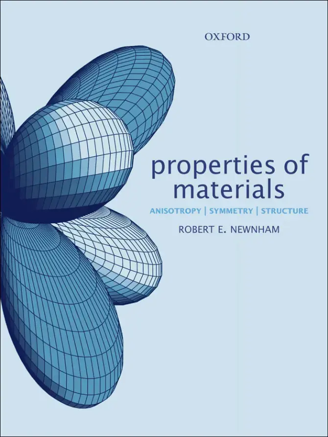 غلاف كتاب properties of materials