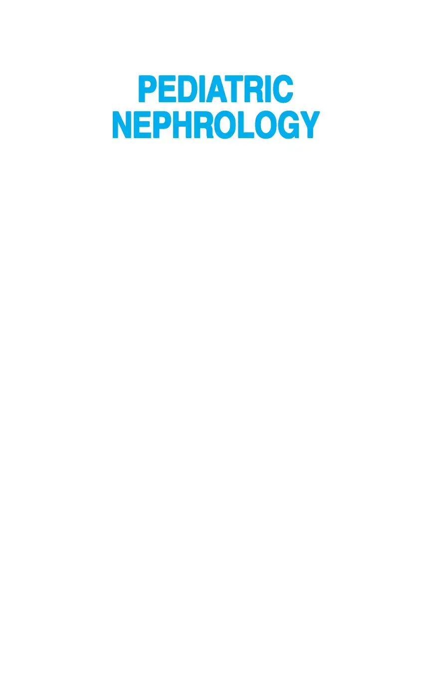غلاف كتاب PEDIATRIC NEPHROLOGY
