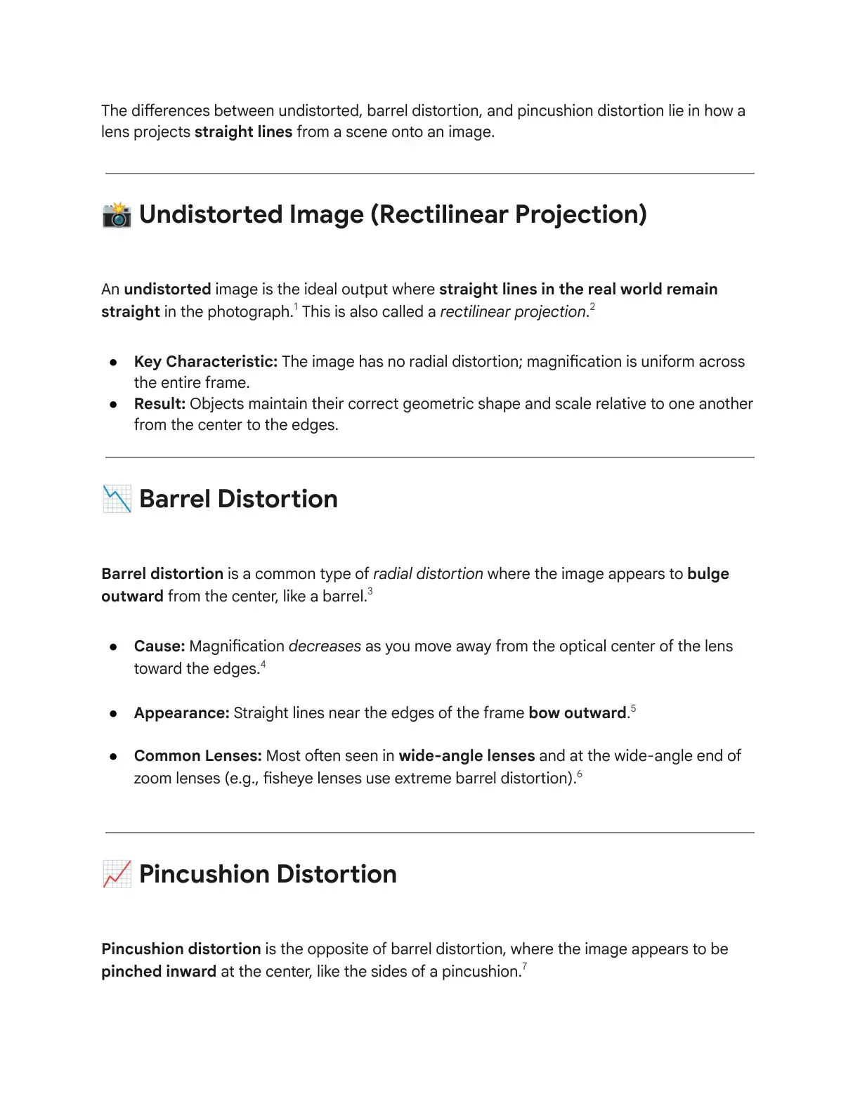 غلاف كتاب Lens Distortion: Undistorted, Barrel Distortion, and Pincushion Distortion