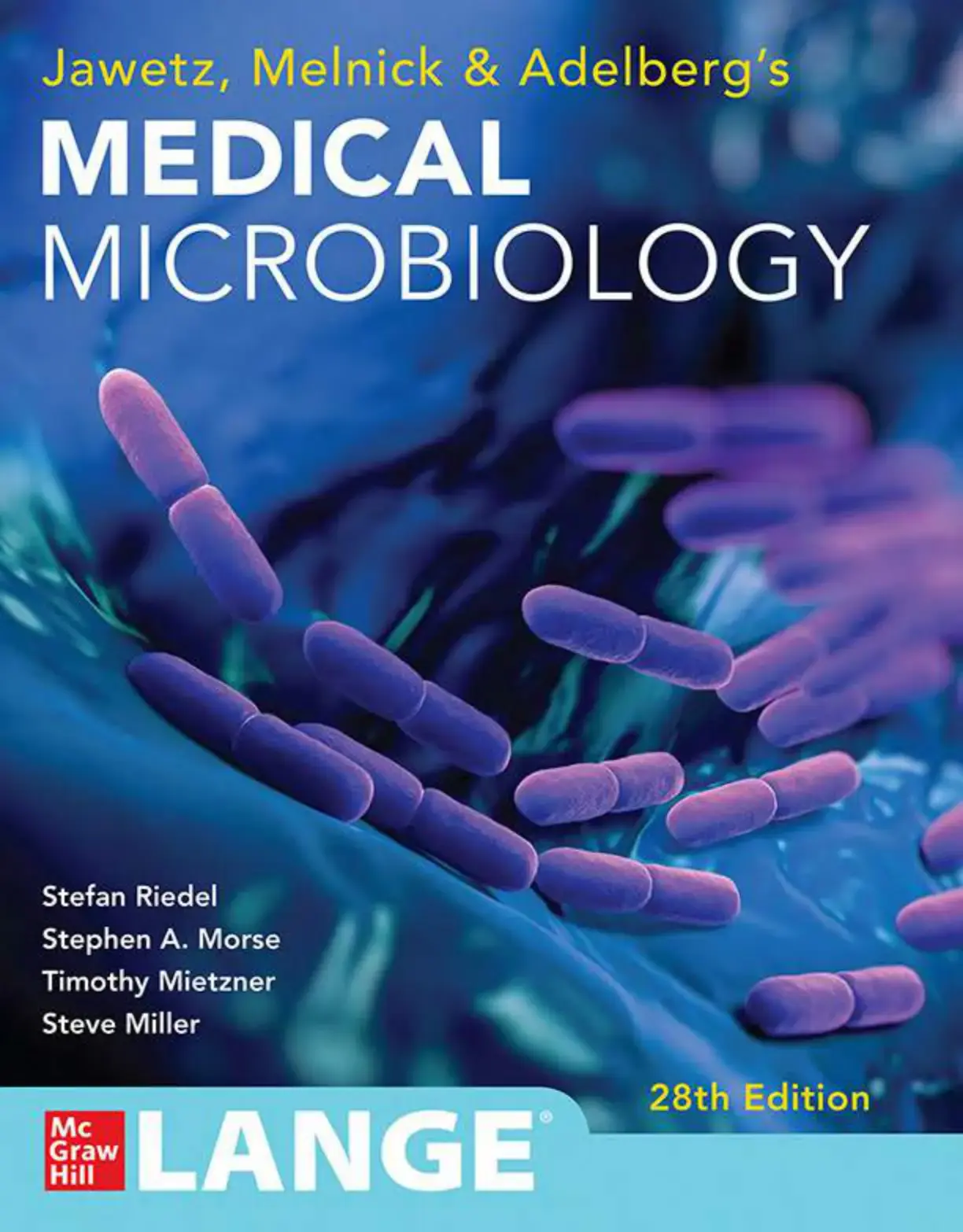 غلاف كتاب Jawetz, Melnick & Adelberg's MEDICAL MICROBIOLOGY