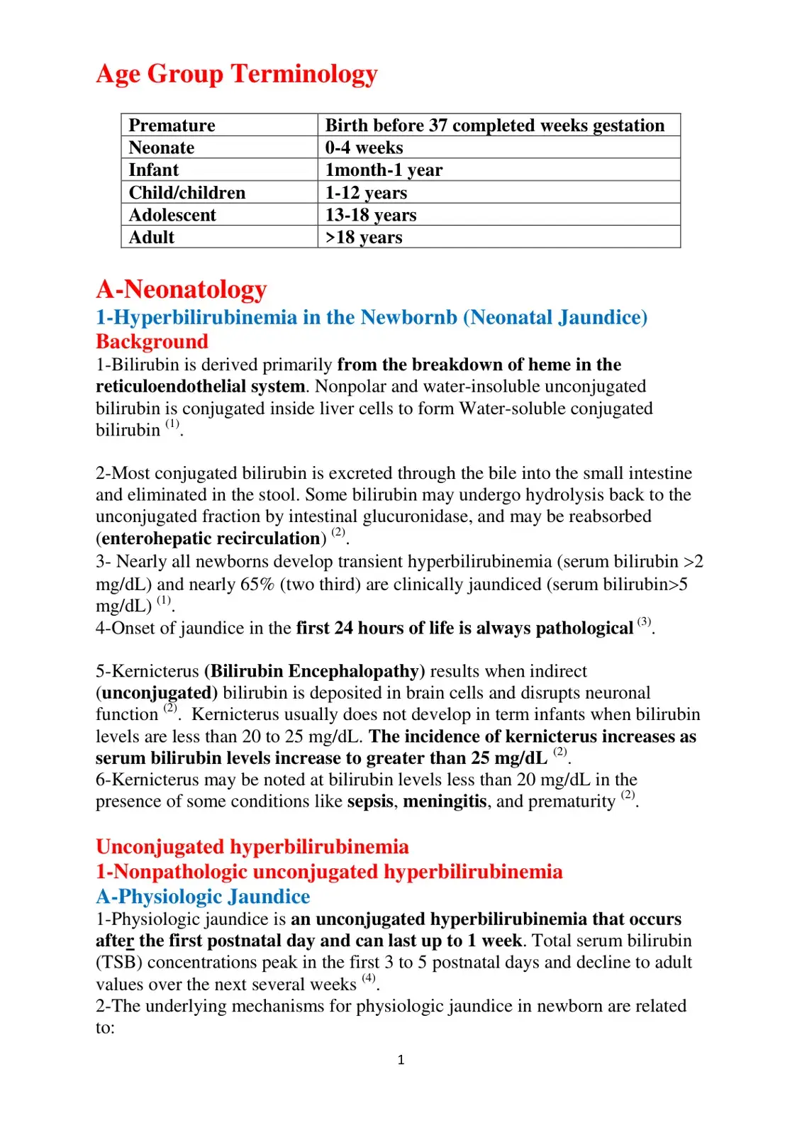 غلاف كتاب Terminology and Background in Neonatology