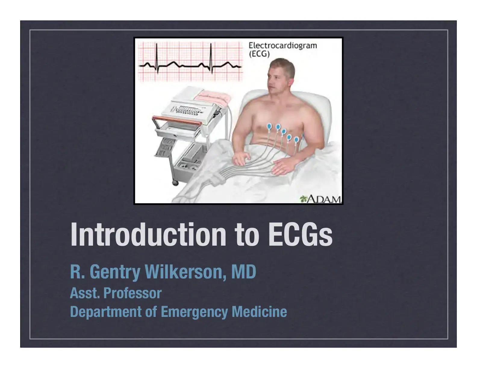 غلاف كتاب Introduction to ECGs