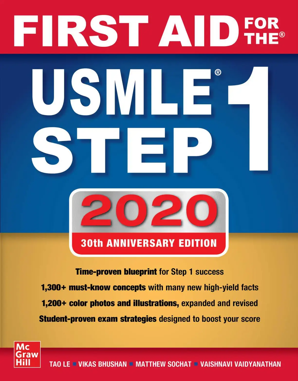 غلاف كتاب FIRST AID FOR THE USMLE STEP 1