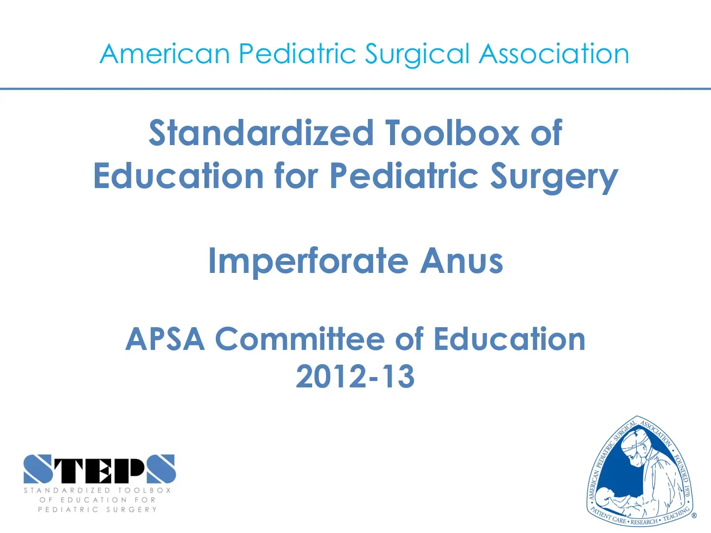 غلاف كتاب Imperforate Anus
