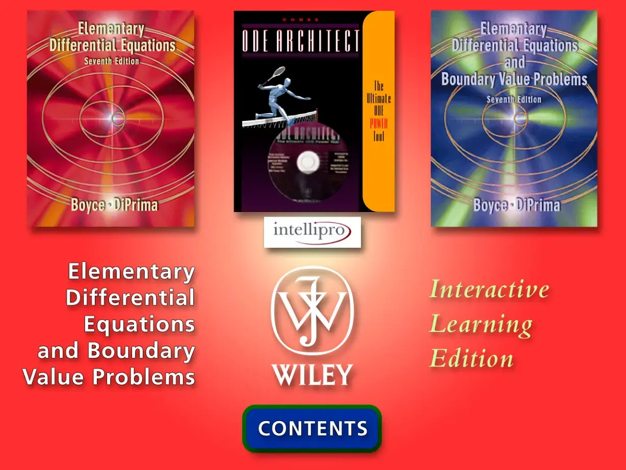 غلاف كتاب Elementary Differential Equations and Boundary Value Problems