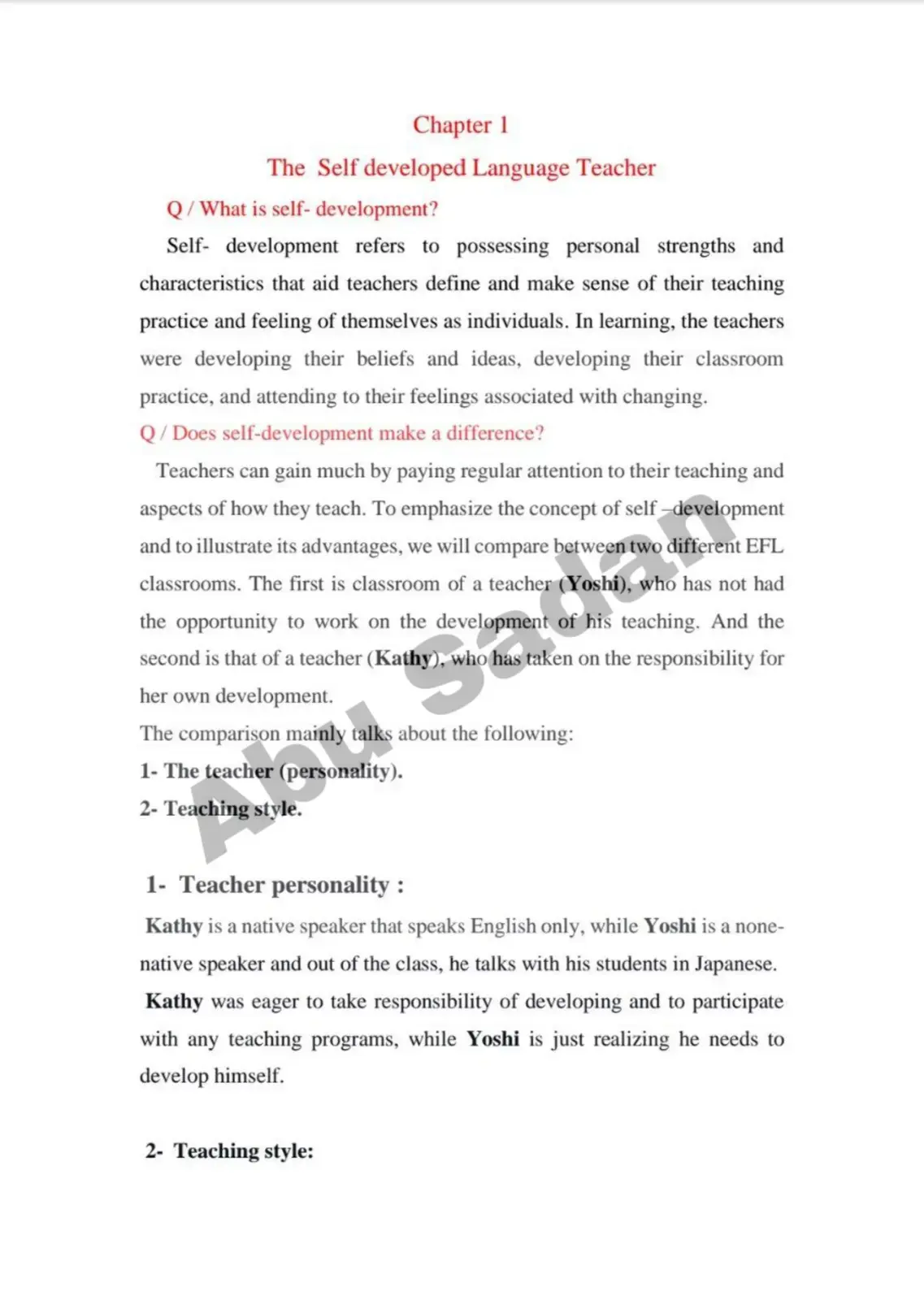 غلاف كتاب The Self-Developed Language Teacher