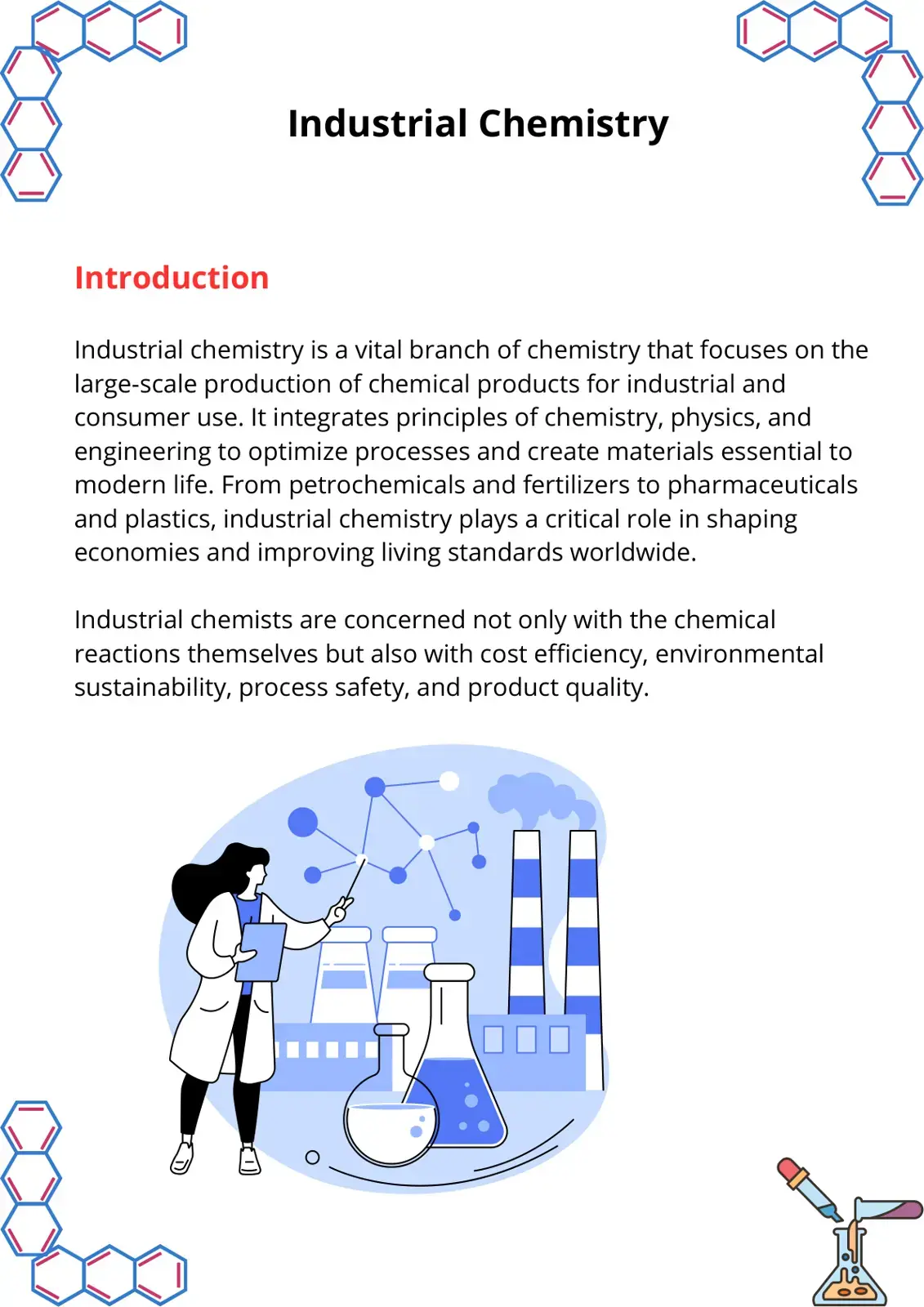 غلاف كتاب Industrial Chemistry