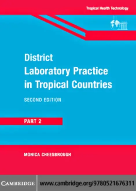 غلاف كتاب District Laboratory Practice in Tropical Countries