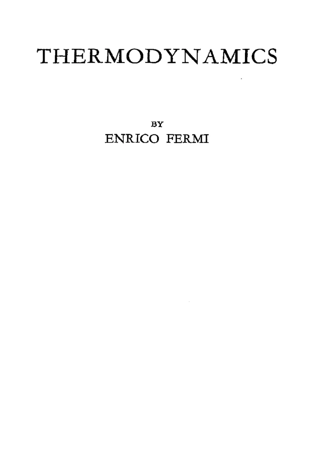غلاف كتاب Thermodynamics