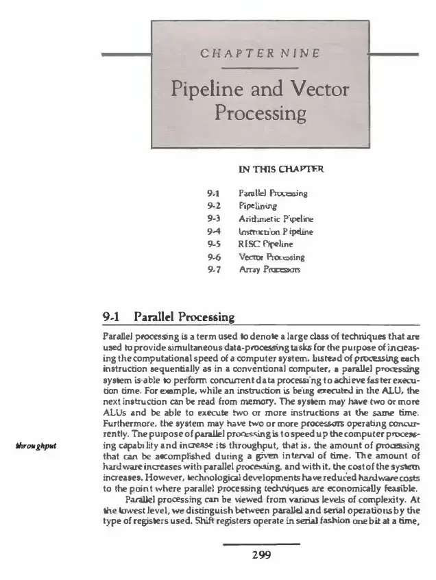 غلاف كتاب Computer System Architecture, Chapter 9: Pipeline and Vector Processing
