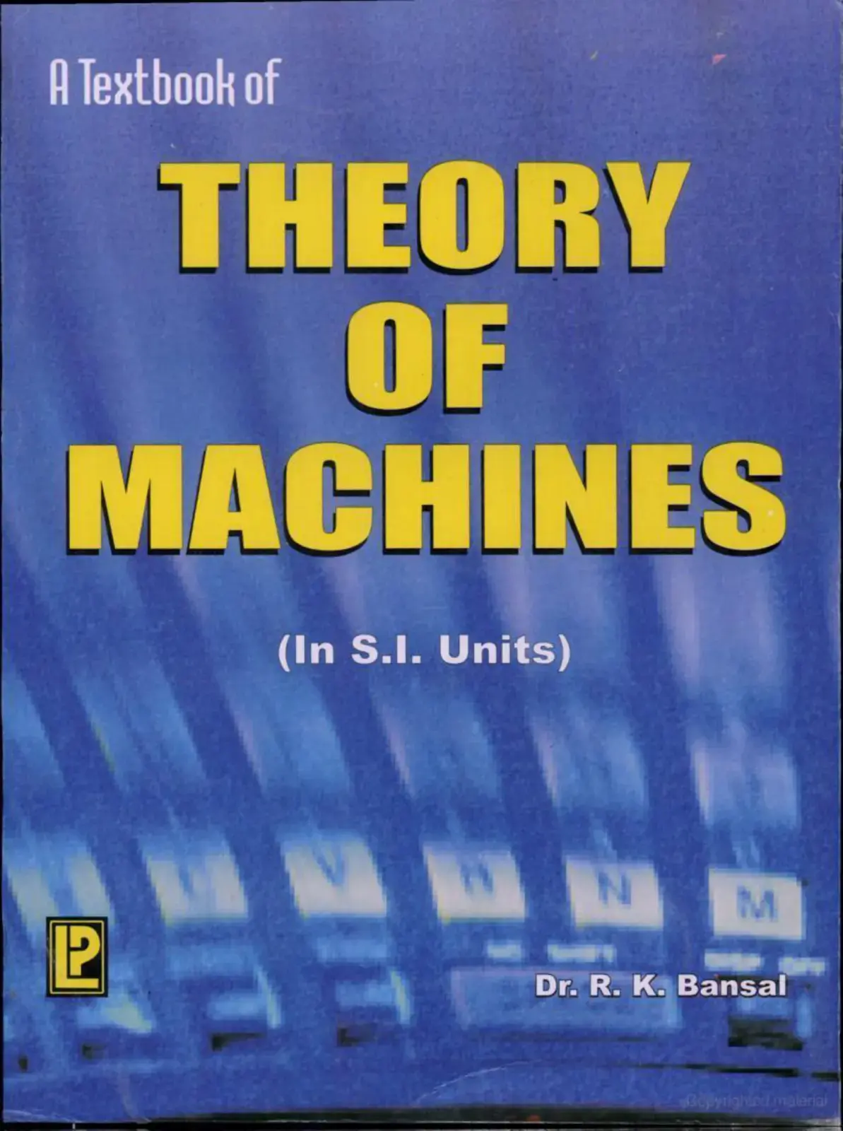 غلاف كتاب THEORY OF MACHINES
