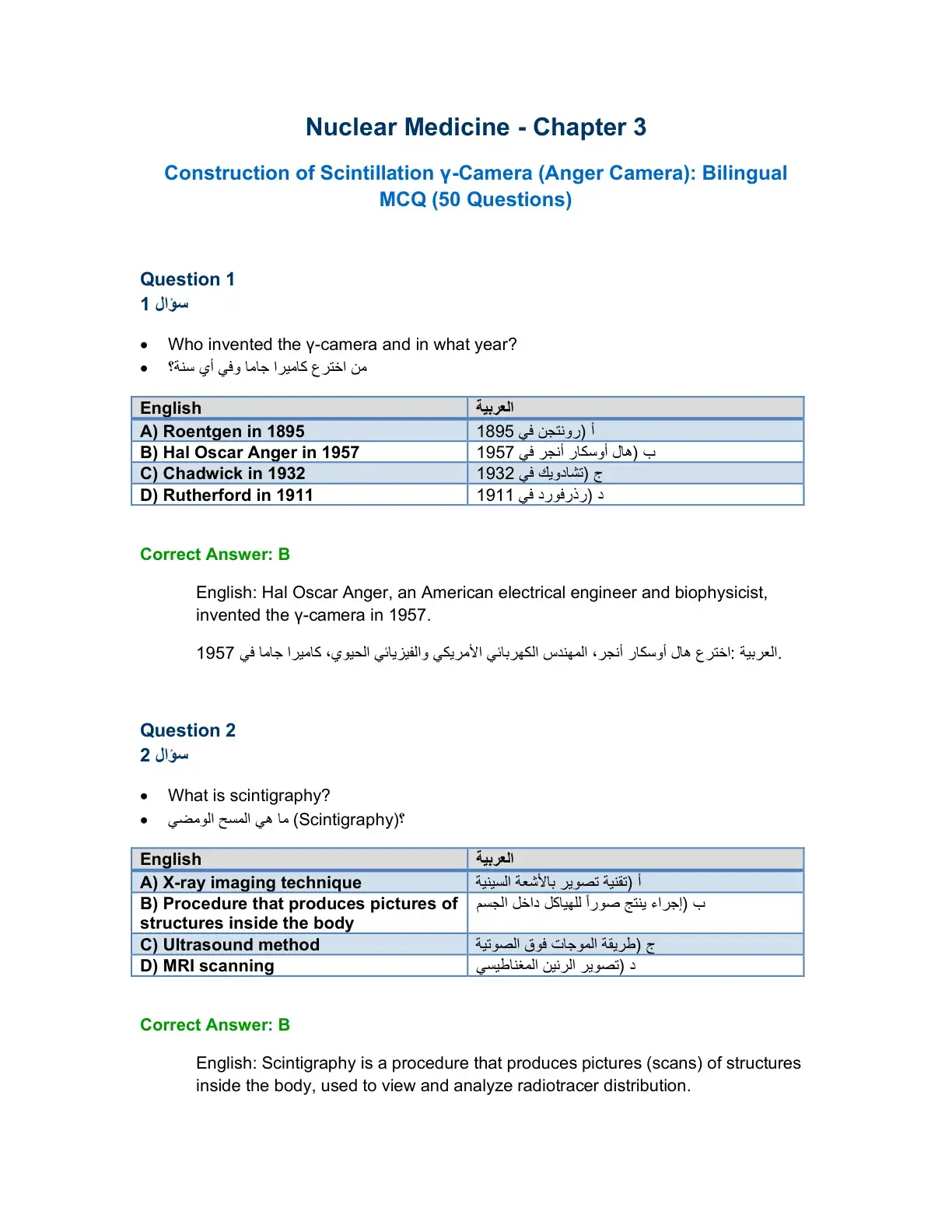 غلاف كتاب Nuclear Medicine - Chapter 3