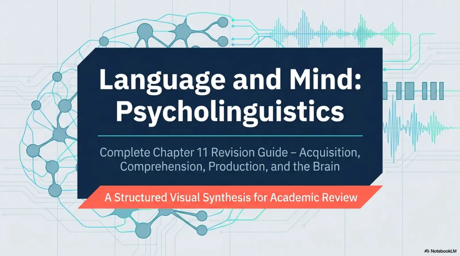 غلاف كتاب Language and Mind: Psycholinguistics - Complete Chapter 11 Revision Guide