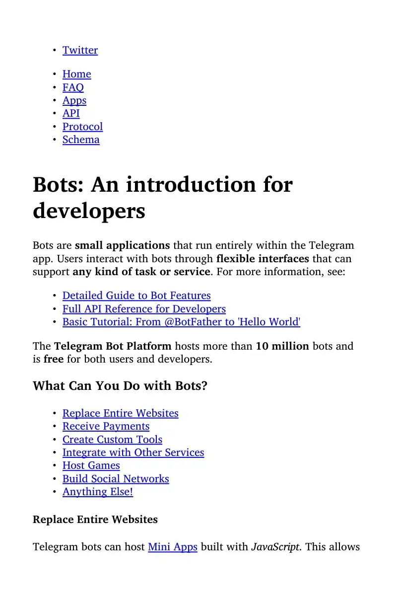 غلاف كتاب Telegram Bots: An Introduction for Developers