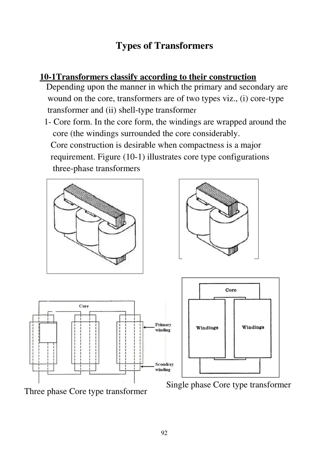 غلاف كتاب Types of Transformers