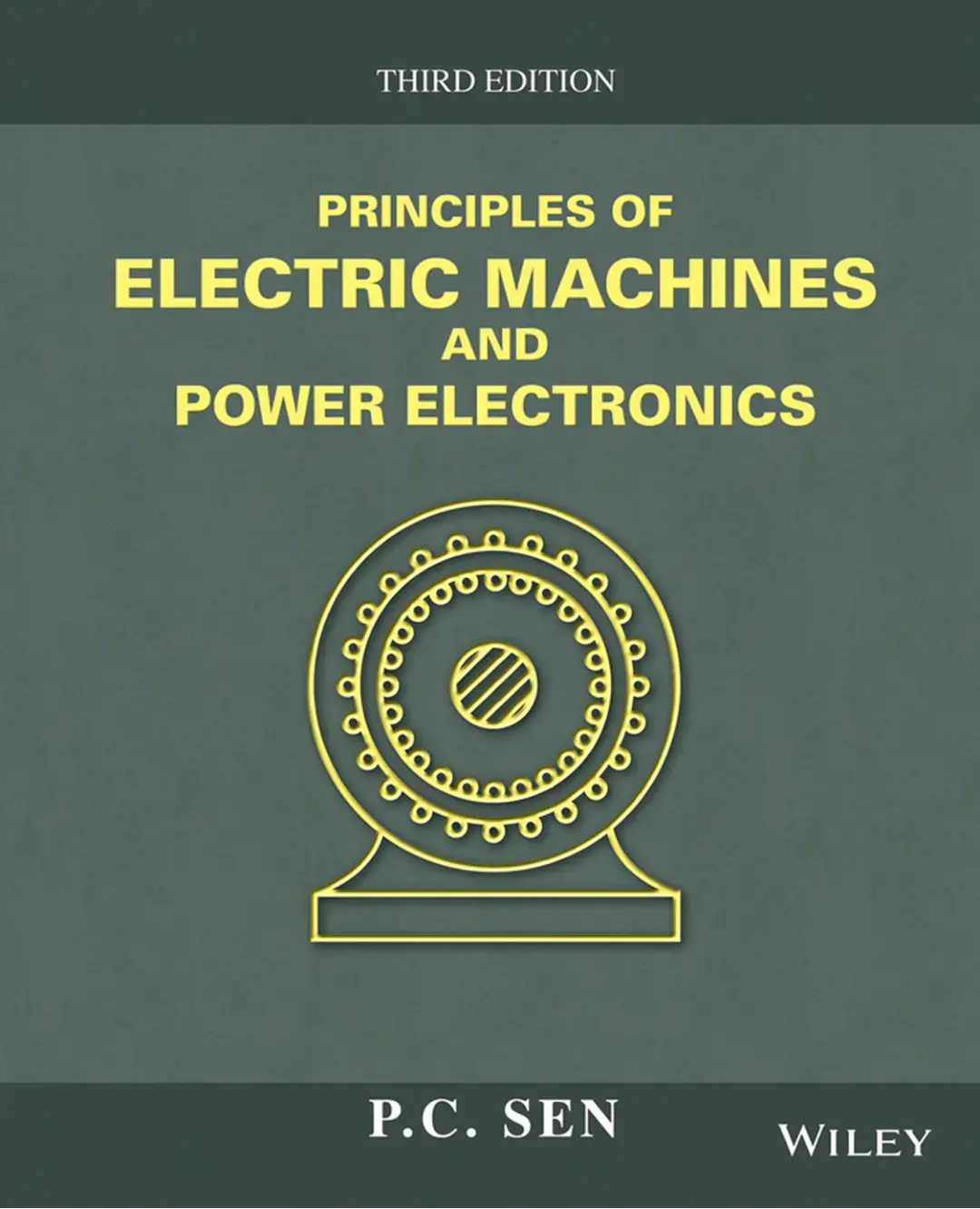 غلاف كتاب PRINCIPLES OF ELECTRIC MACHINES AND POWER ELECTRONICS - THIRD EDITION