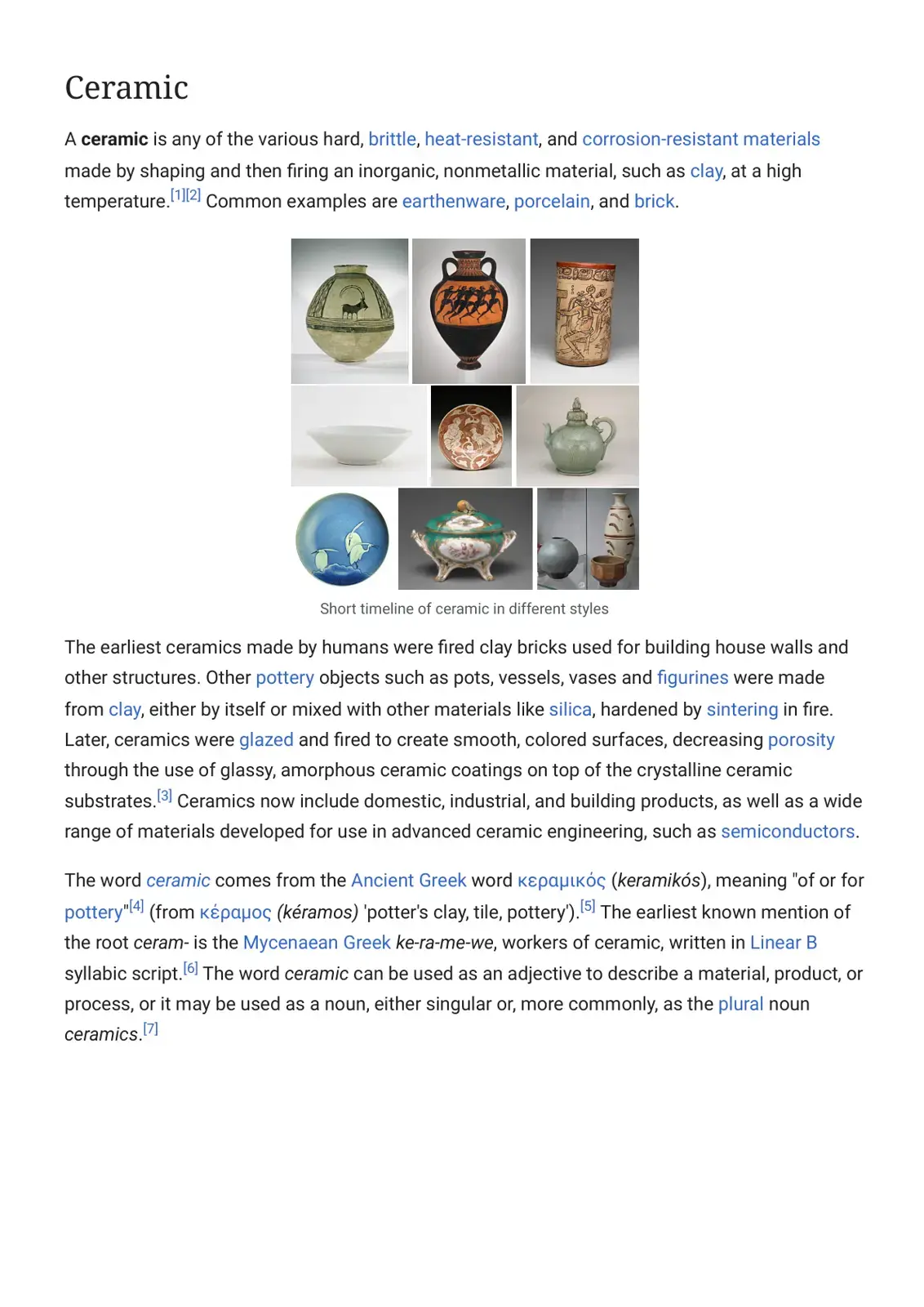 غلاف كتاب Ceramic
