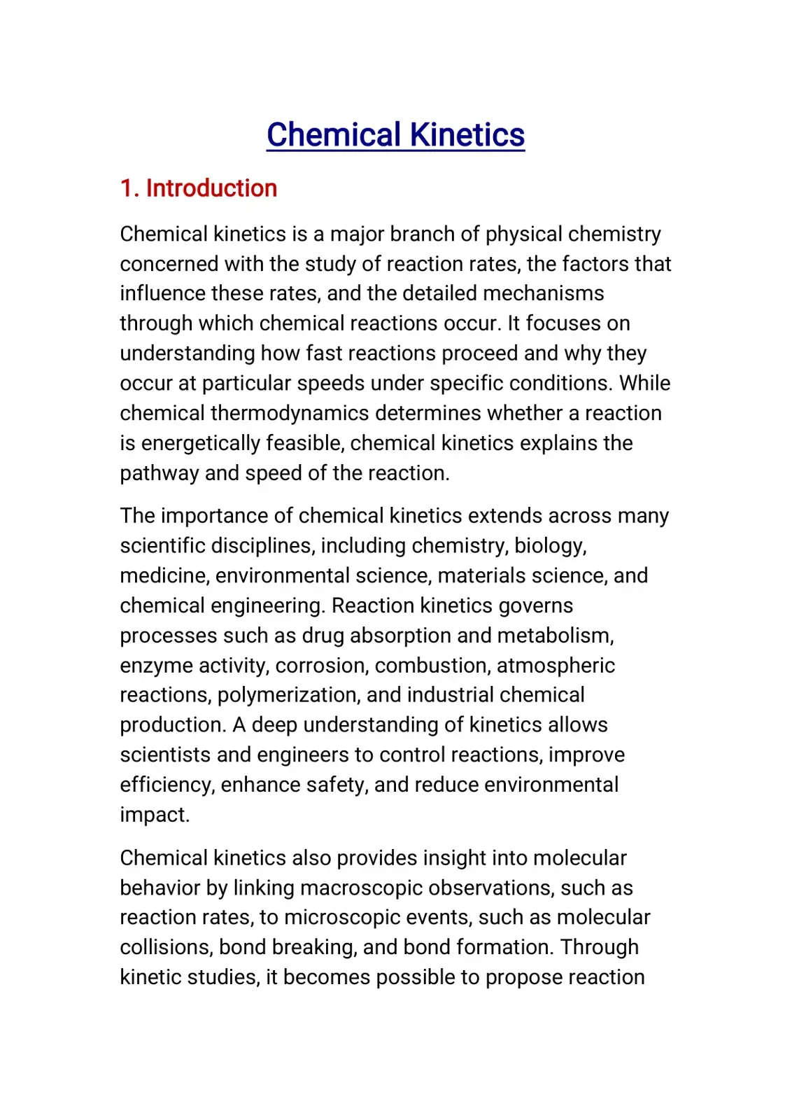 غلاف كتاب Chemical Kinetics