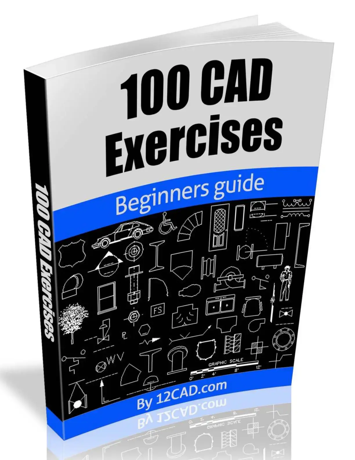غلاف كتاب 100 CAD Exercises