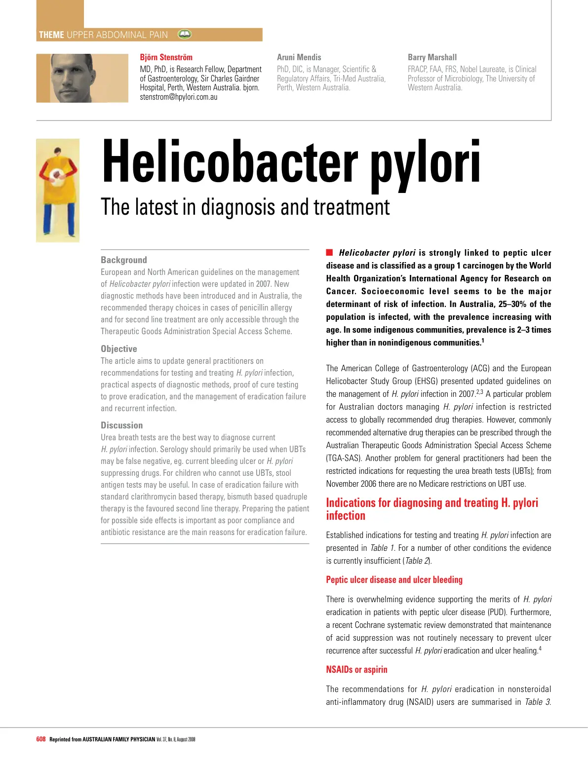 غلاف كتاب Helicobacter pylori