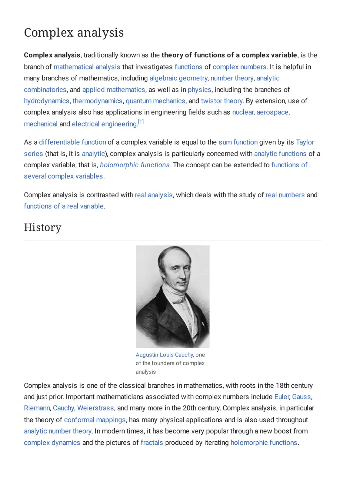 غلاف كتاب Complex analysis