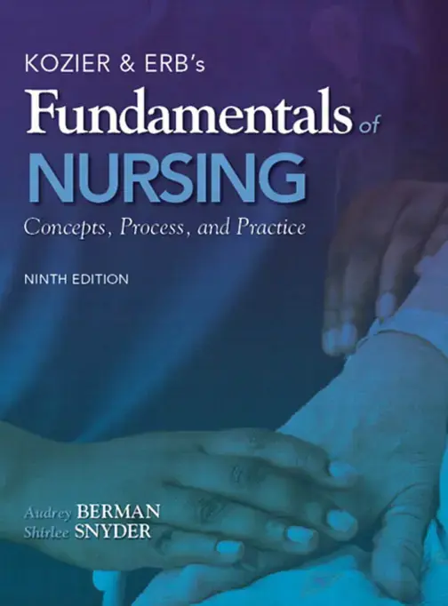 غلاف كتاب KOZIER & ERB's Fundamentals of NURSING Concepts, Process, and Practice