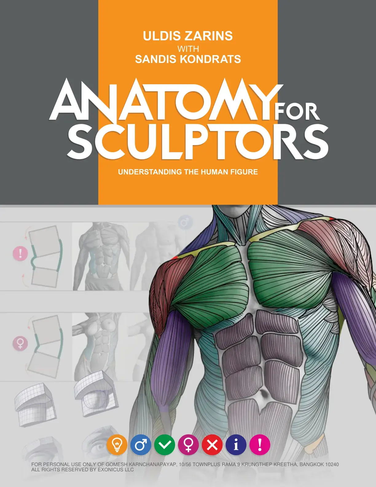 غلاف كتاب Anatomy for Sculptors: Understanding the Human Figure