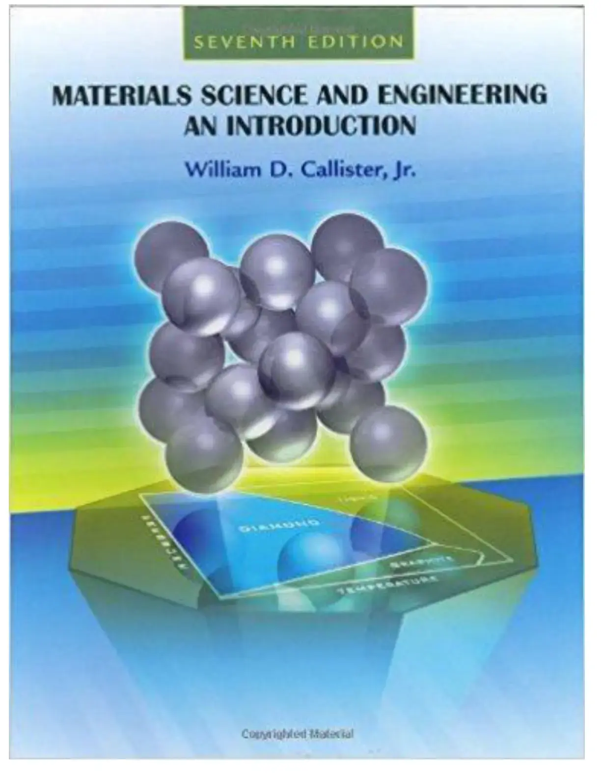 غلاف كتاب MATERIALS SCIENCE AND ENGINEERING AN INTRODUCTION