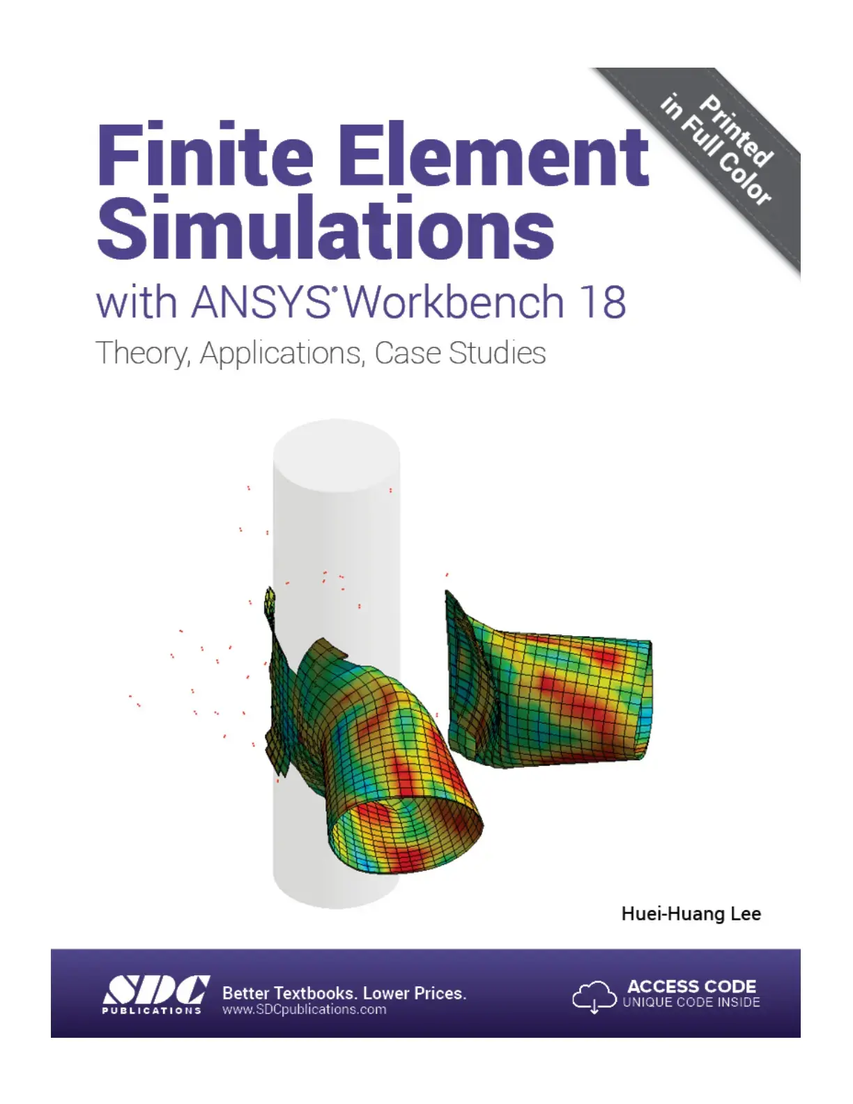 غلاف كتاب Finite Element Simulations with ANSYS Workbench 18