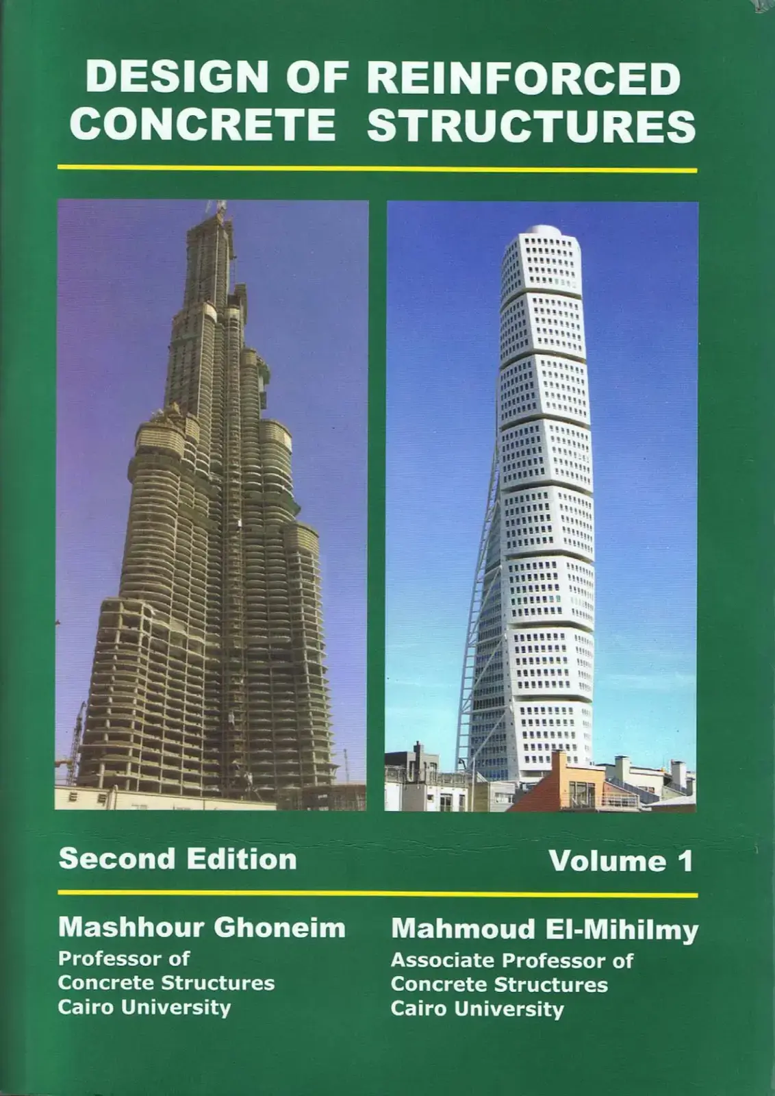 غلاف كتاب DESIGN OF REINFORCED CONCRETE STRUCTURES