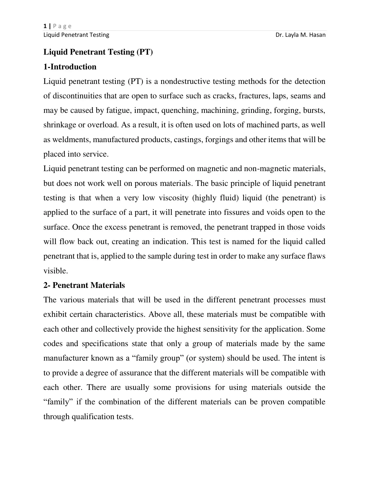 غلاف كتاب Liquid Penetrant Testing