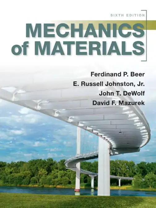 غلاف كتاب MECHANICS of MATERIALS