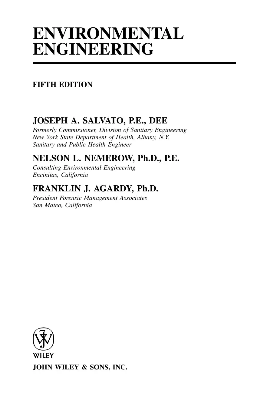 غلاف كتاب ENVIRONMENTAL ENGINEERING