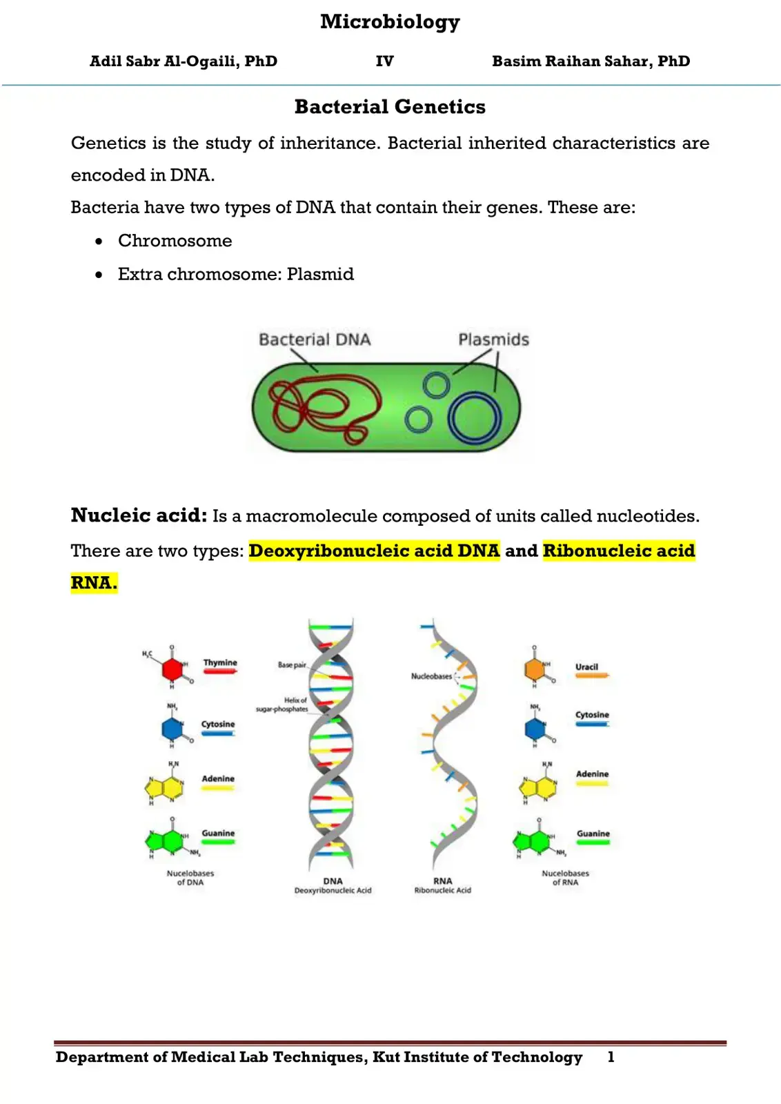 غلاف كتاب Bacterial Genetics