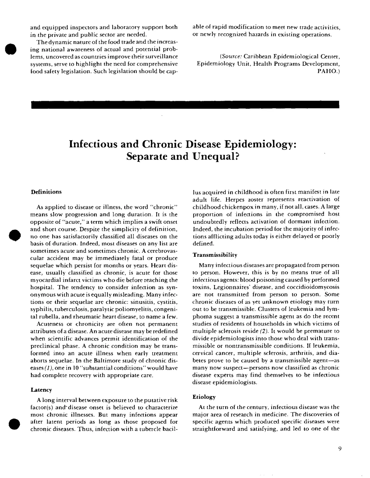 غلاف كتاب epidemiology of infectious and chronic diseases