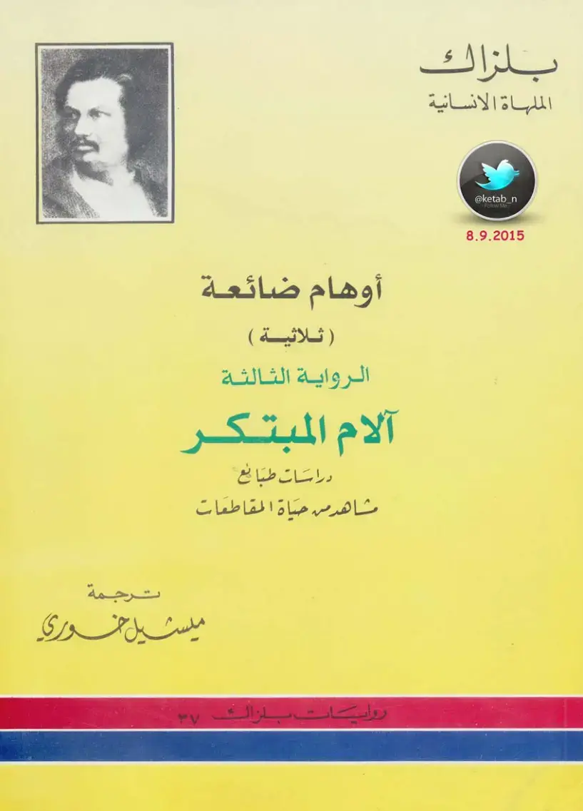 غلاف كتاب الملهاة الإنسانية - آلام المبتكر