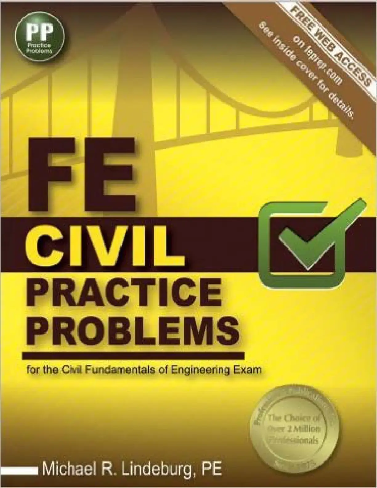 غلاف كتاب FE CIVIL PRACTICE PROBLEMS for the Civil Fundamentals of Engineering Exam