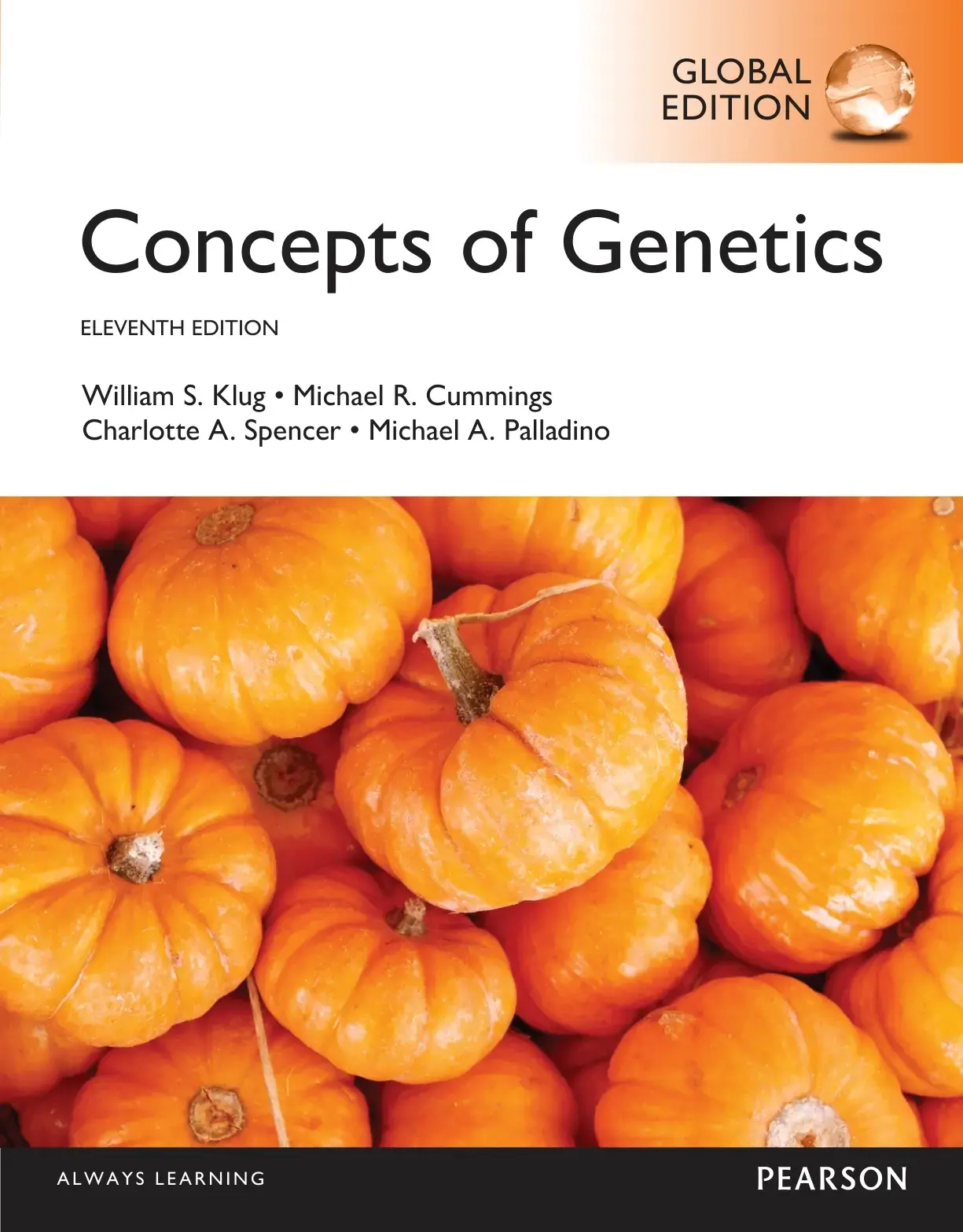 غلاف كتاب Concepts of Genetics