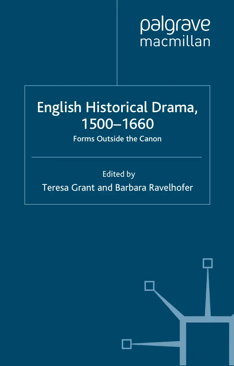 غلاف كتاب English Historical Drama, 1500-1660: Forms Outside the Canon