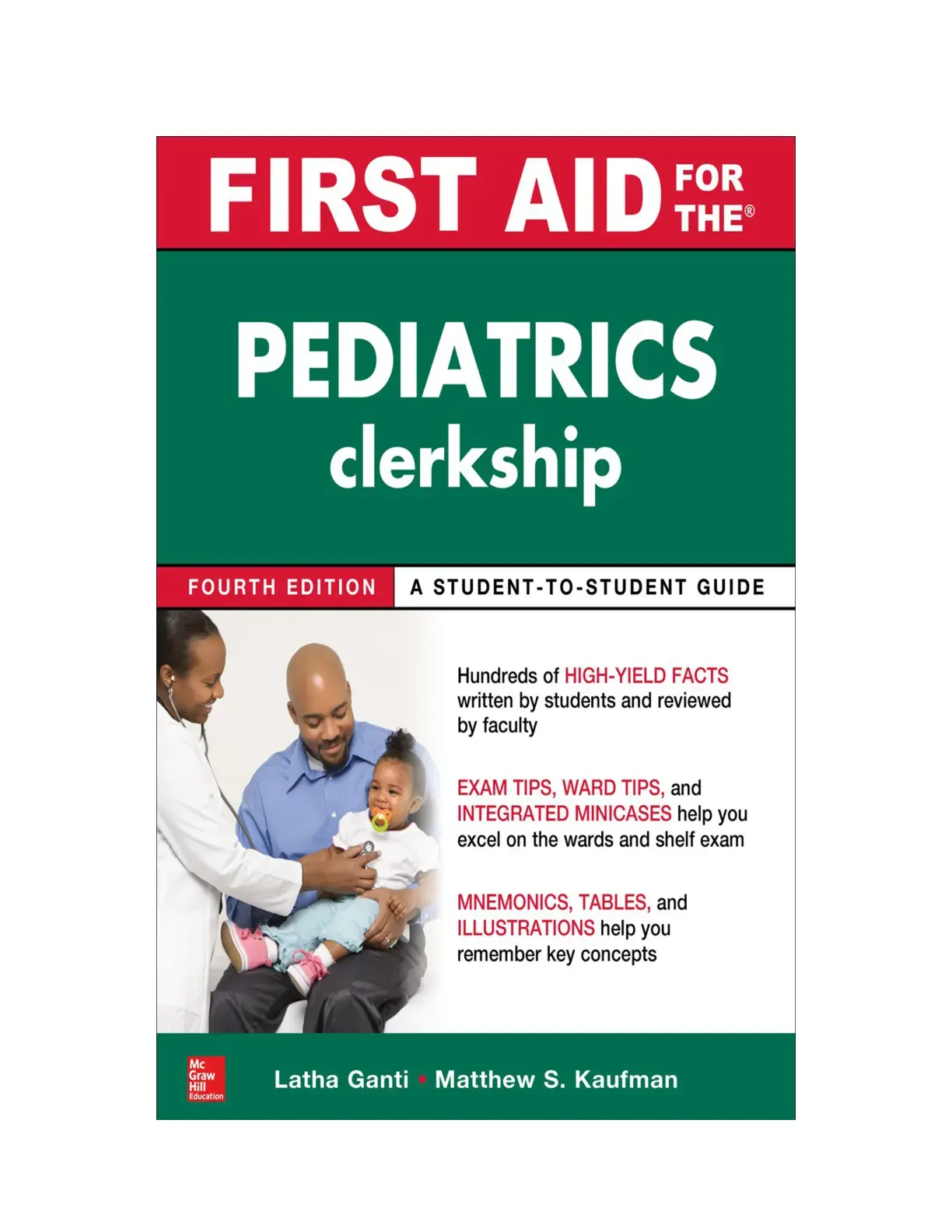 غلاف كتاب First Aid for the Pediatrics Clerkship