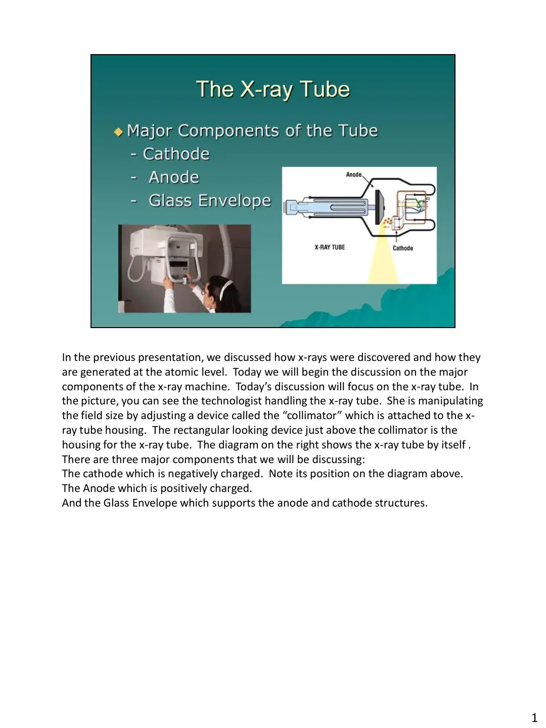 غلاف كتاب The X-ray Tube