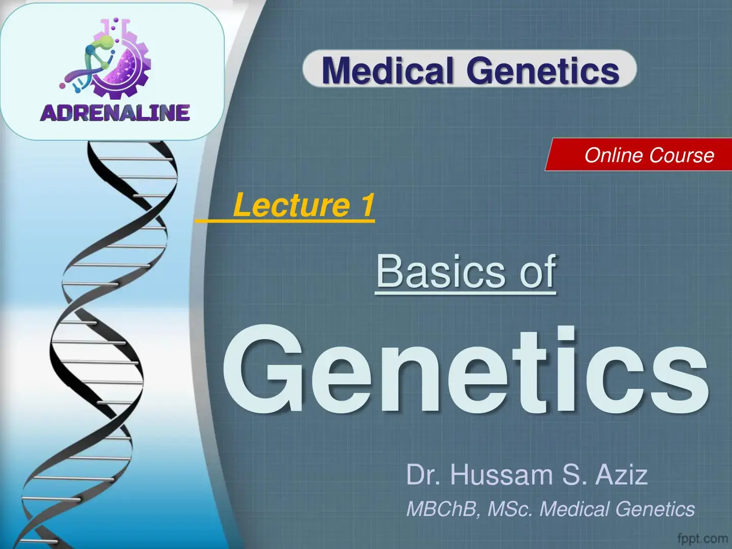 غلاف كتاب ADRENALINE Medical Genetics