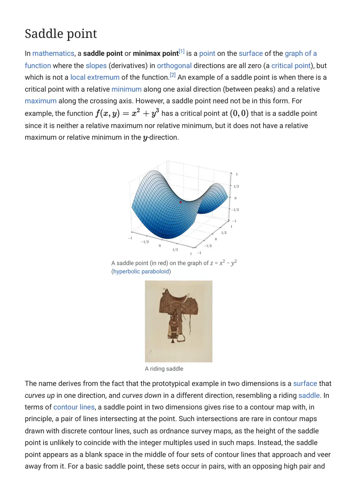 غلاف كتاب Saddle Point