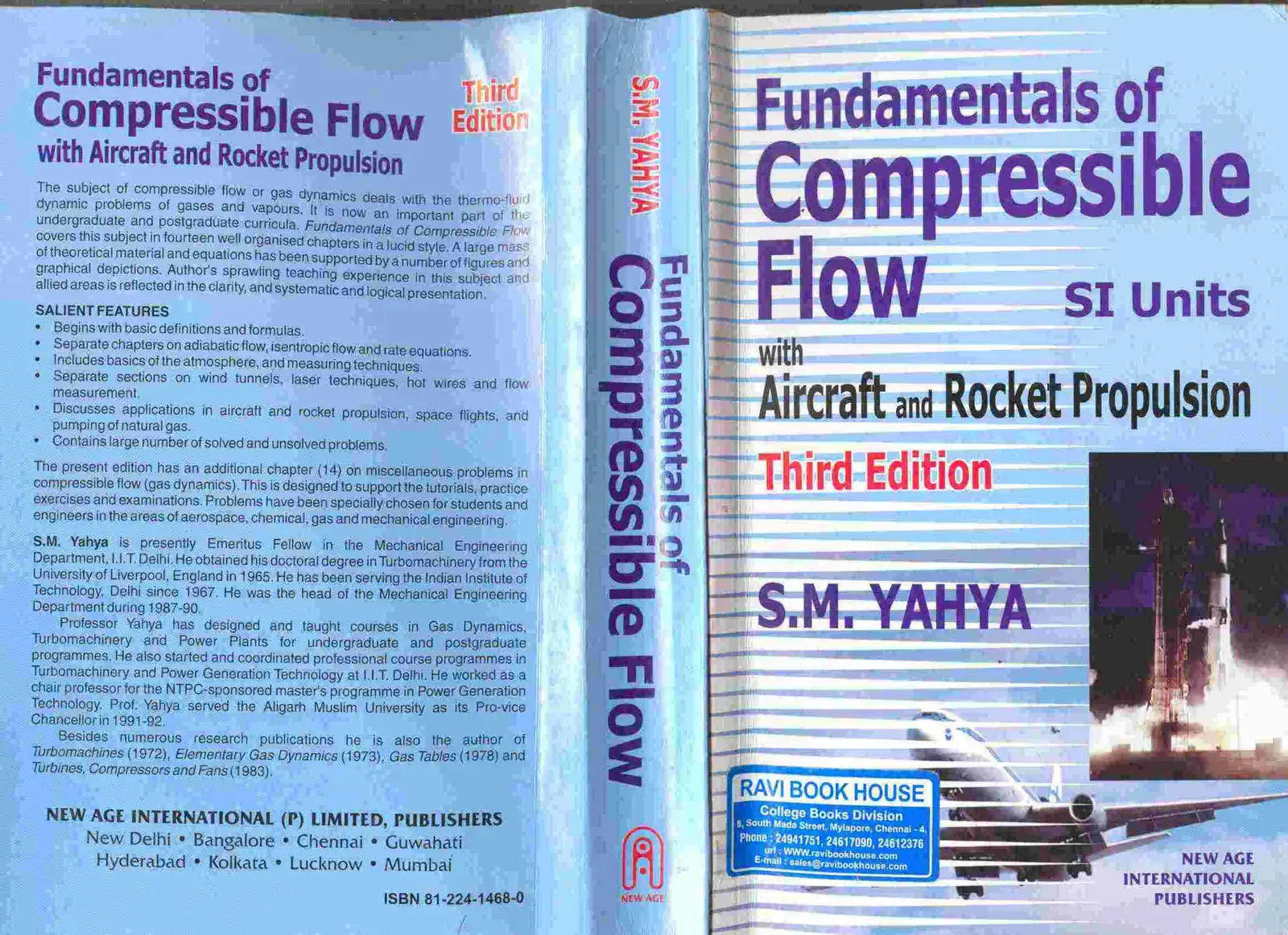 غلاف كتاب Fundamentals of Compressible Flow with SI Units