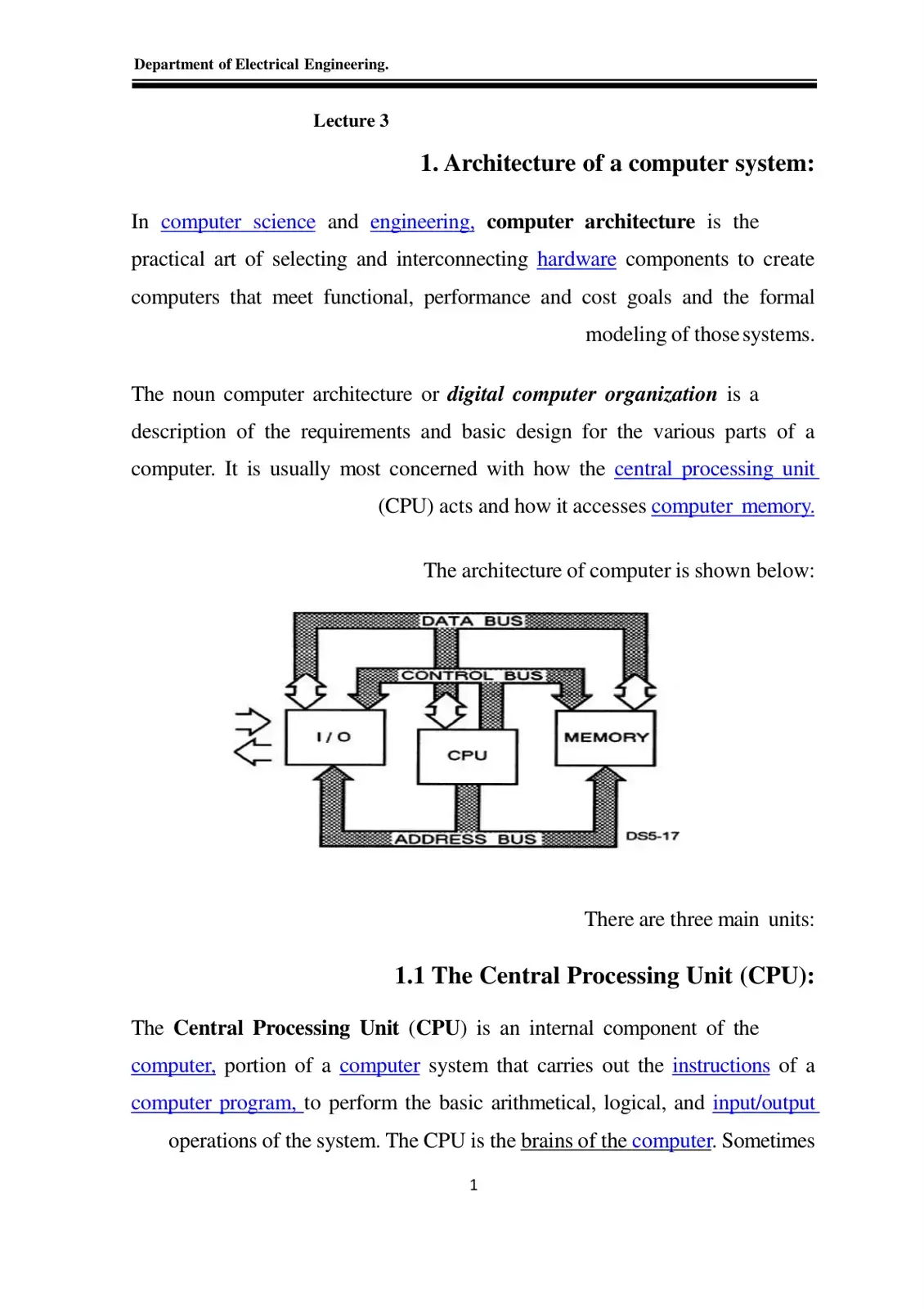 غلاف كتاب Computer Science - Lecture 3