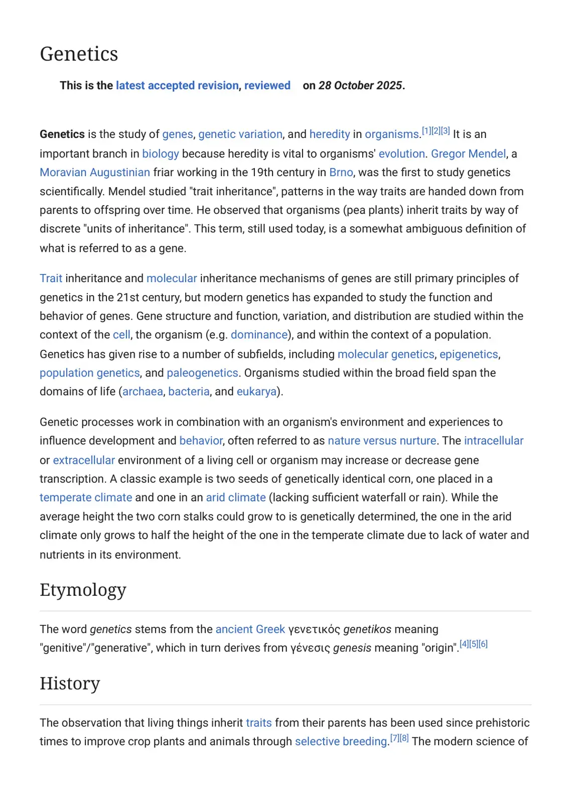 غلاف كتاب Genetics