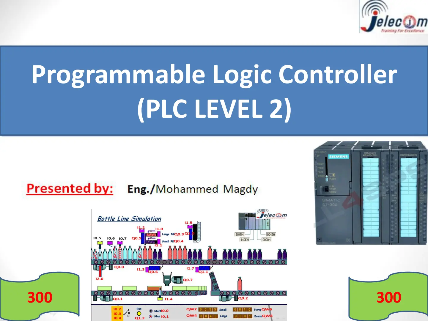 غلاف كتاب Training For Excellance (PLC LEVEL 2)