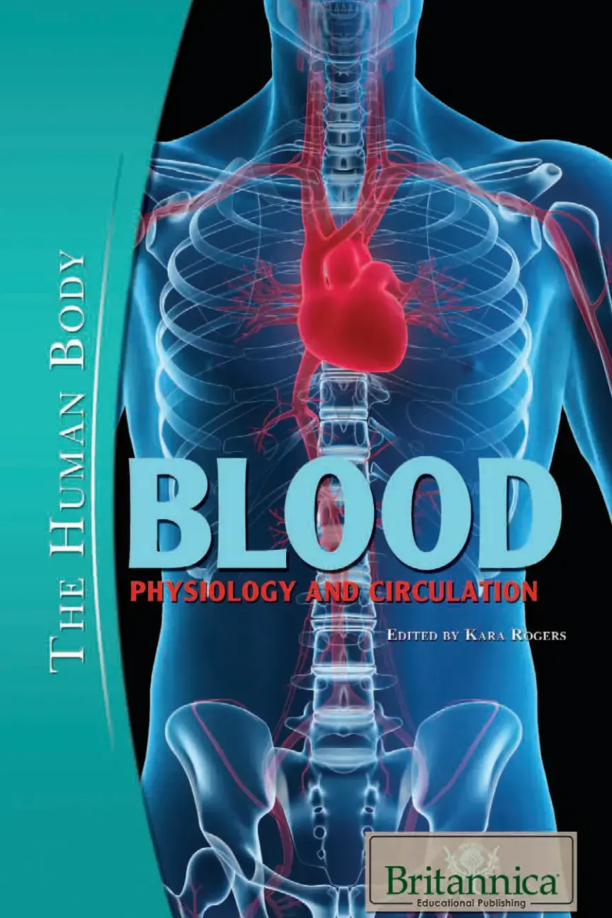 غلاف كتاب THE HUMAN BODY BLOOD PHYSIOLOGY AND CIRCULATION
