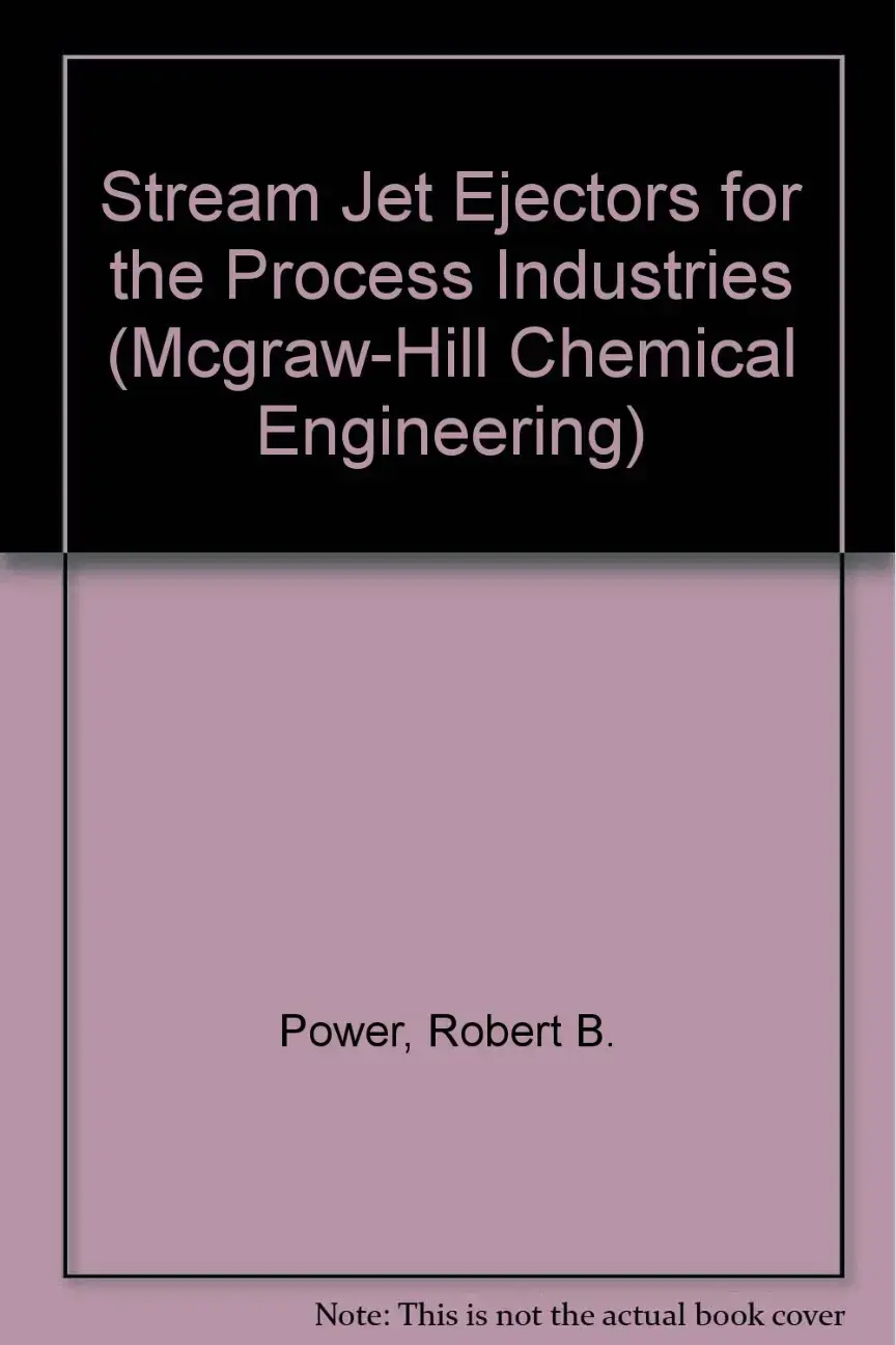غلاف كتاب Stream Jet Ejectors for the Process Industries
